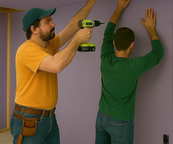 Basement remodeling DRYWALL