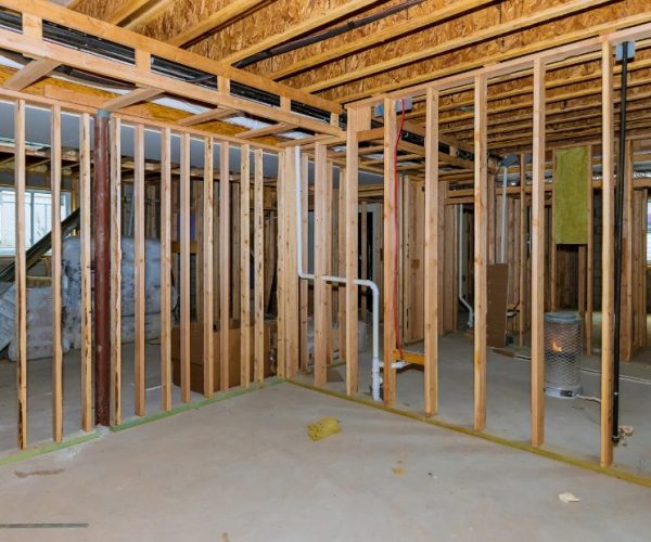 Basement remodeling framing