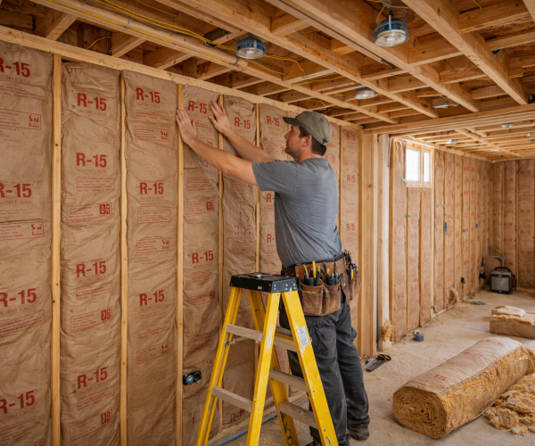 Basement remodeling insulation walls 2
