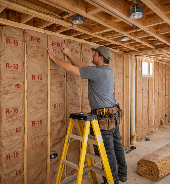 Basement remodeling insulation walls 2