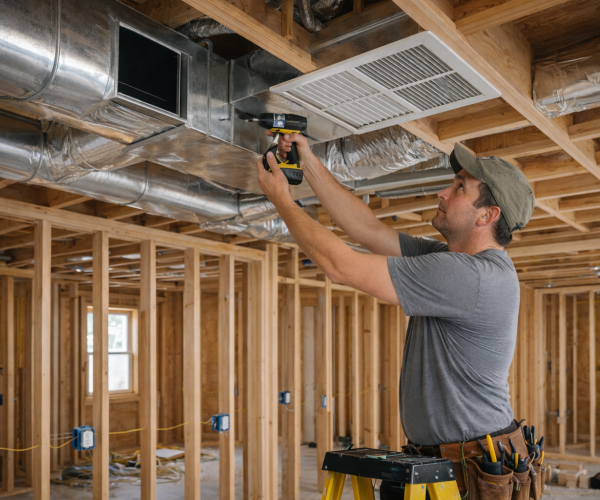 New Extend Ducts Vents And Returns on Ceiling Area Required By Building Code